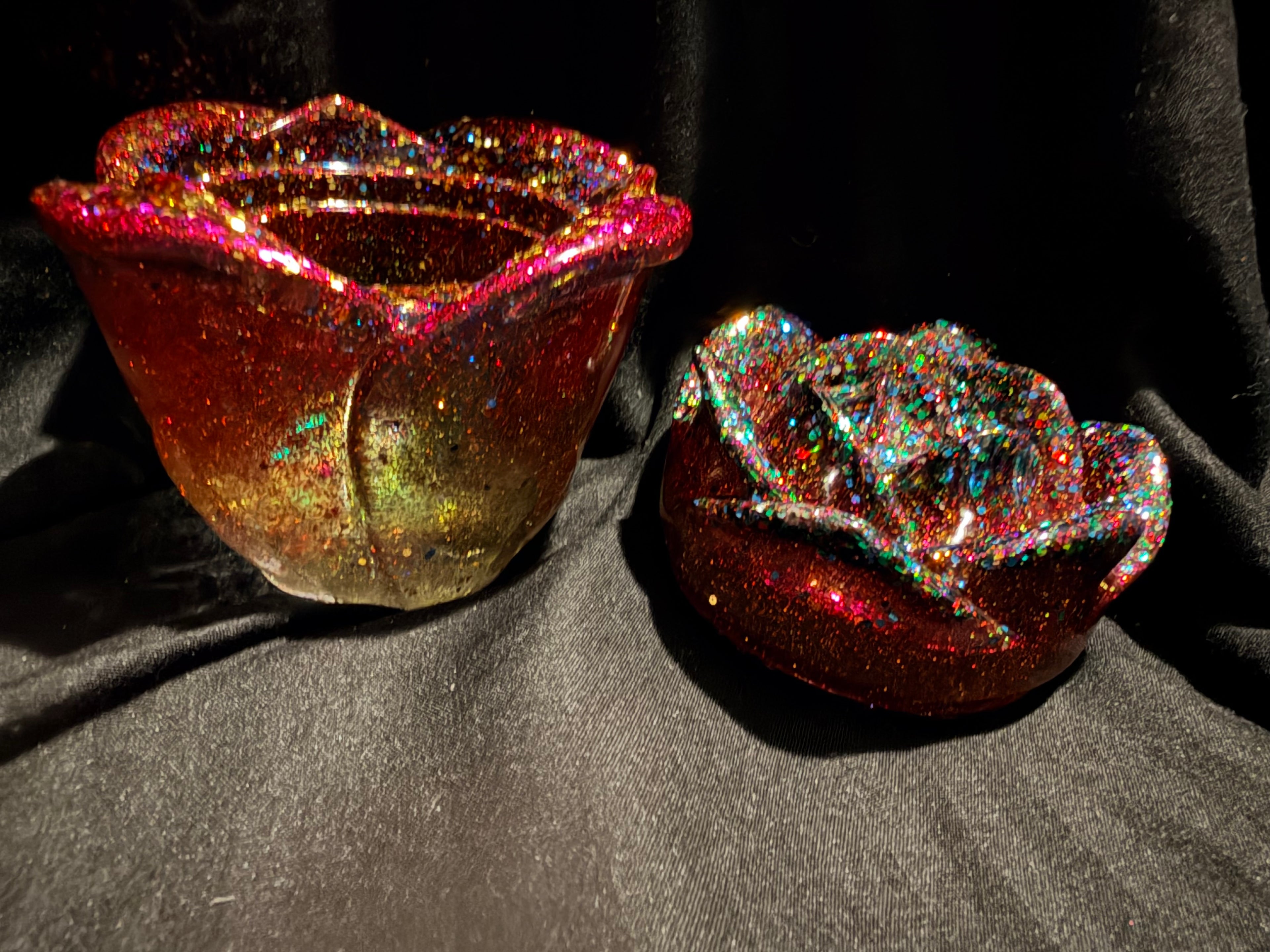 Rose shaped Jewelry Jar- Mix & Match