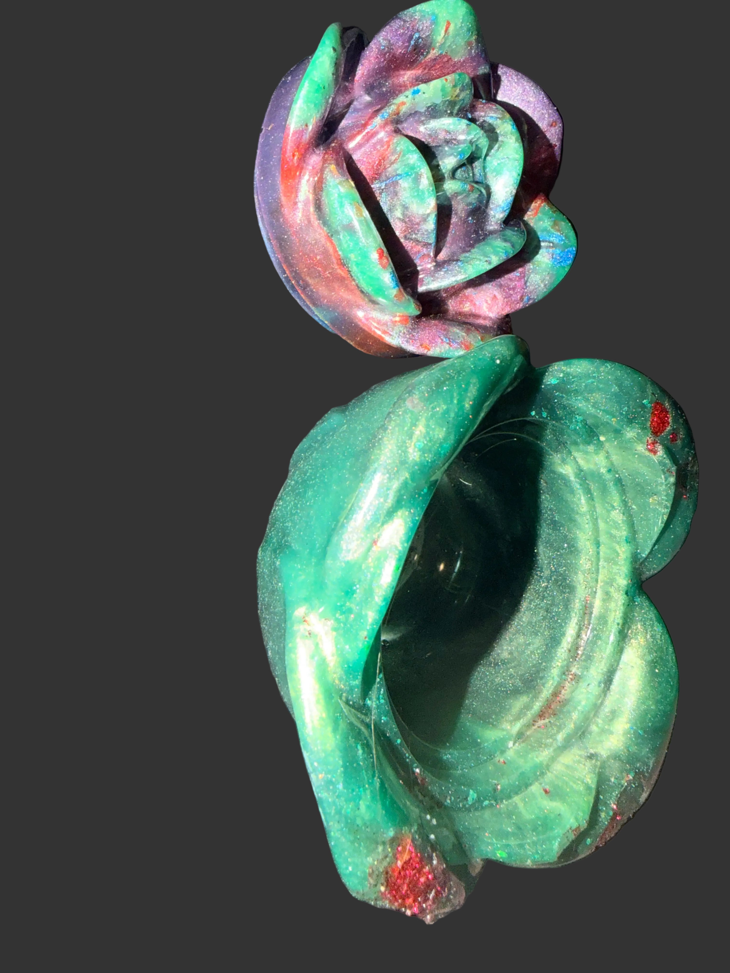 Rose shaped Jewelry Jar- Mix & Match